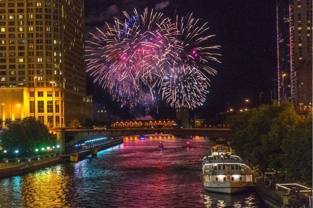 Chicago's New Year's Eve Riverwalk Party