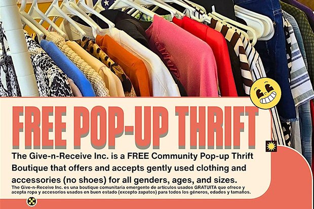 Community Pop-up Thrift Boutique